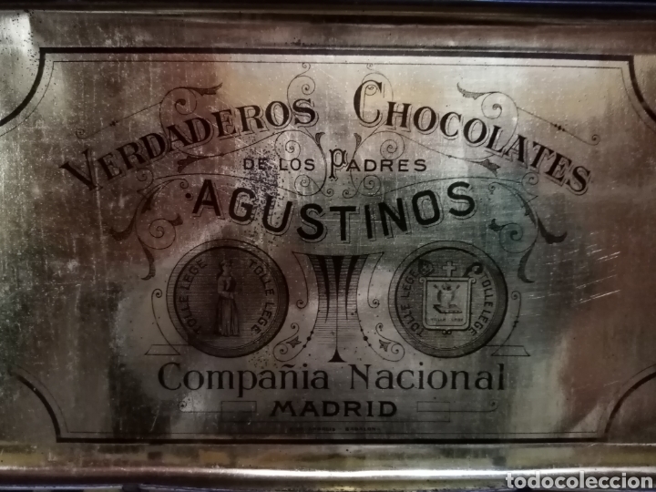 Antig&uuml;edades: Caja de lata. - Foto 2