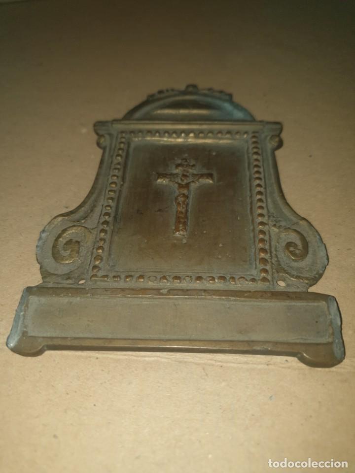 Antig&uuml;edades: Cristo placa bronce - Foto 6