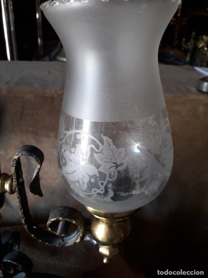 Antig&uuml;edades: Lampara de mesa - Foto 3