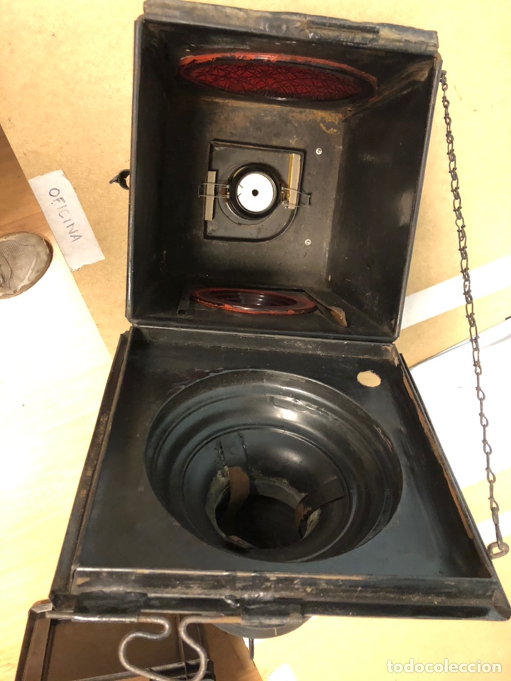Antig&uuml;edades: ANTIGUO FAROL FERROVIARIO. - Foto 7