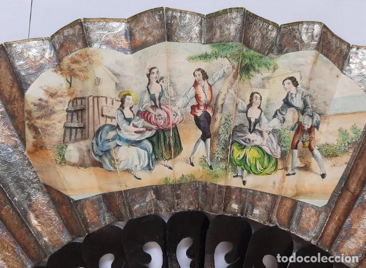 Antig&uuml;edades: Original abanico s. XIX - Foto 7