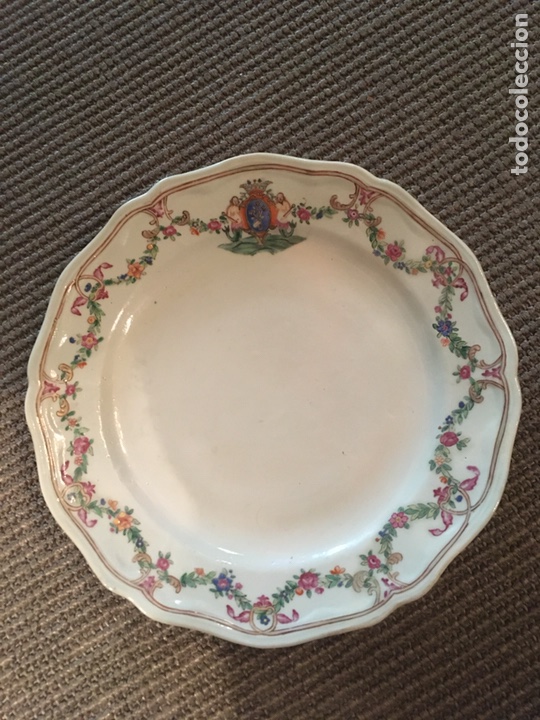 Antig&uuml;edades: Platos compa&ntilde;ia de indias - Foto 1