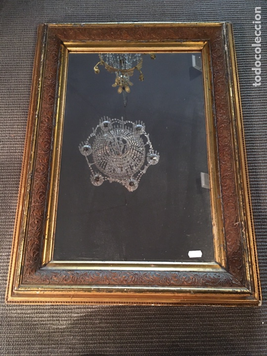 Antig&uuml;edades: Marco con espejo - Foto 1