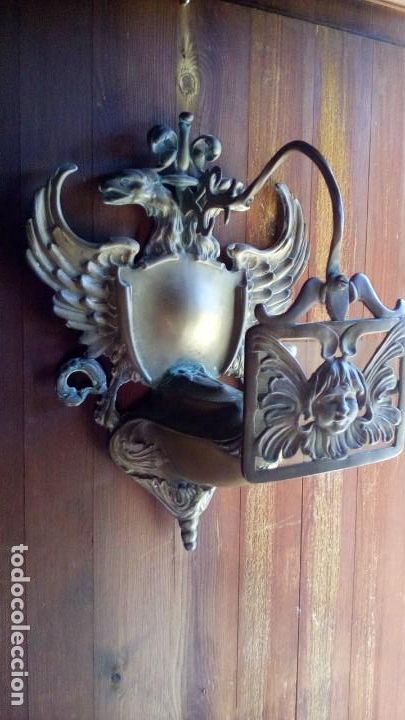 Antig&uuml;edades: APLIQUE - METAL / LATON . - Foto 2