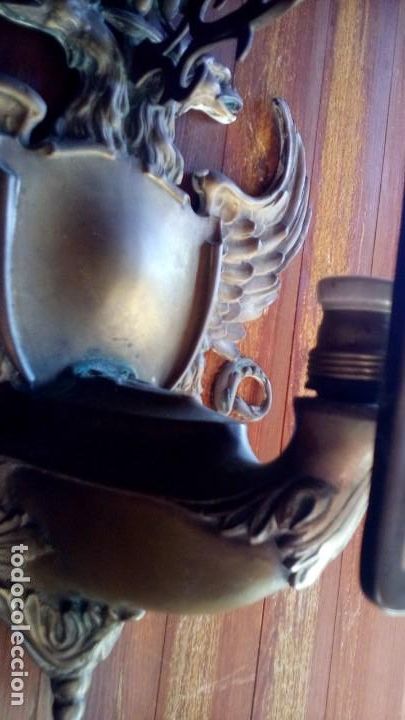 Antig&uuml;edades: APLIQUE - METAL / LATON . - Foto 3
