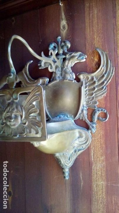 Antig&uuml;edades: APLIQUE - METAL / LATON . - Foto 4
