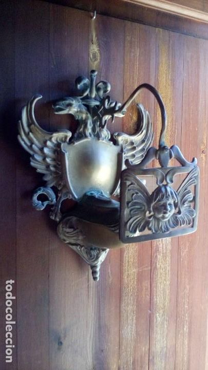 Antig&uuml;edades: APLIQUE - METAL / LATON . - Foto 5