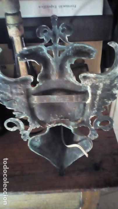 Antig&uuml;edades: APLIQUE - METAL / LATON . - Foto 6