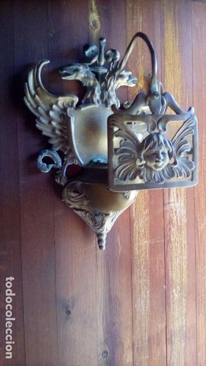 Antig&uuml;edades: APLIQUE - METAL / LATON . - Foto 1