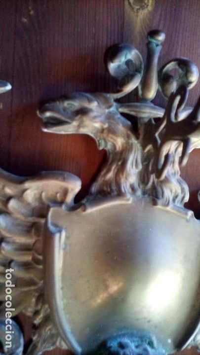 Antig&uuml;edades: APLIQUE - METAL / LATON . - Foto 2