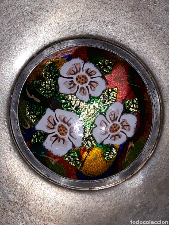 Antig&uuml;edades: Plato con esmalte - Foto 2