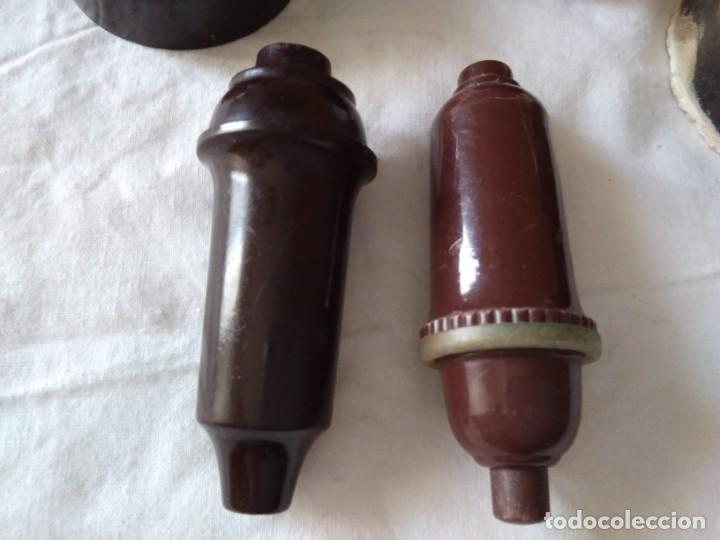 Antig&uuml;edades: 5 interruptores antiguos de baquelita - Foto 2