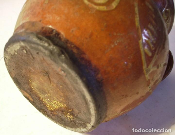 Antig&uuml;edades: JARRA DE CER&Aacute;MICA POPULAR XIX - Foto 10