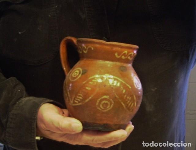 Antig&uuml;edades: JARRA DE CER&Aacute;MICA POPULAR XIX - Foto 11