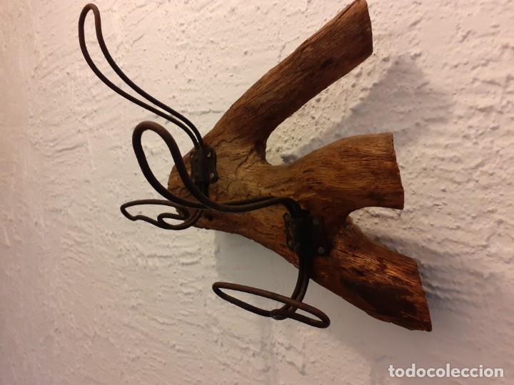 Antig&uuml;edades: Original perchero rustico - Foto 5