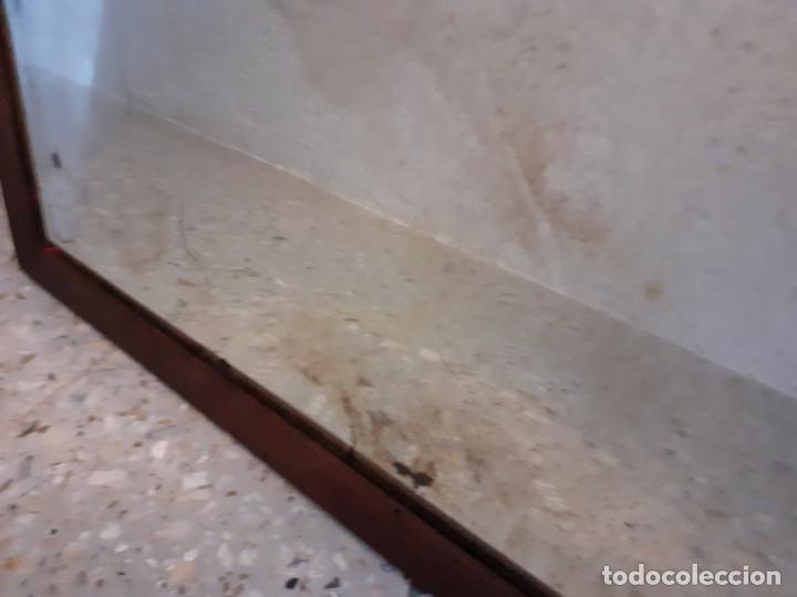Antig&uuml;edades: Espejo antiguo marco nogal - Foto 3