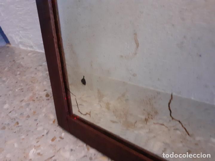 Antig&uuml;edades: Espejo antiguo marco nogal - Foto 5