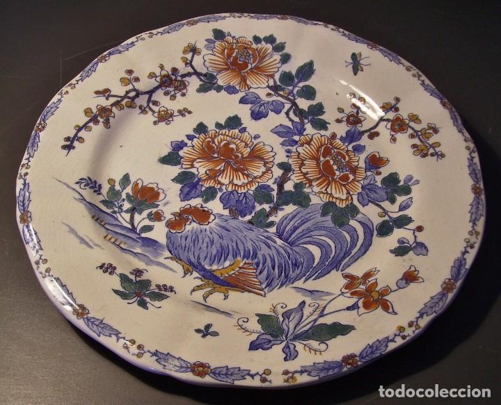 Antig&uuml;edades: PLATO DE PORCELANA FRANCESA - Foto 2