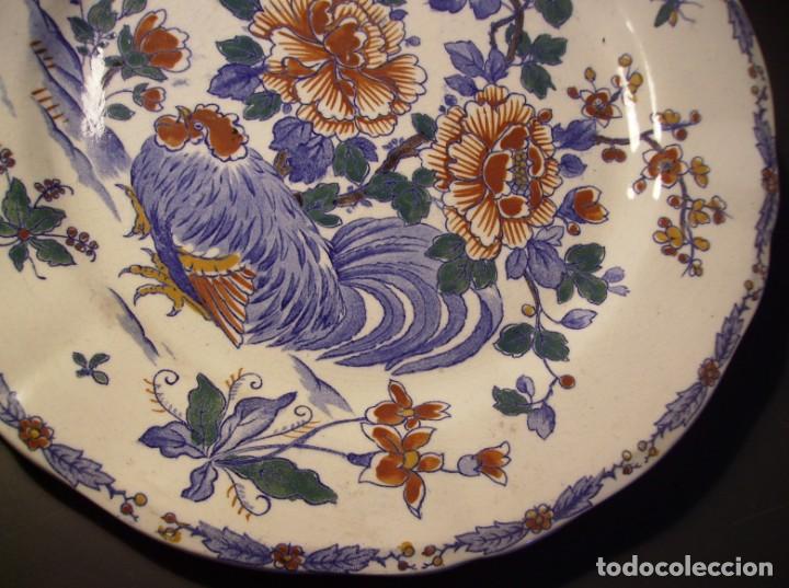 Antig&uuml;edades: PLATO DE PORCELANA FRANCESA - Foto 5