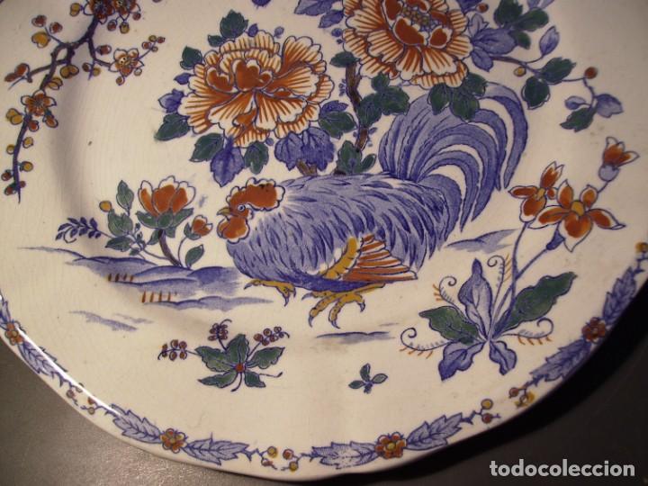 Antig&uuml;edades: PLATO DE PORCELANA FRANCESA - Foto 6
