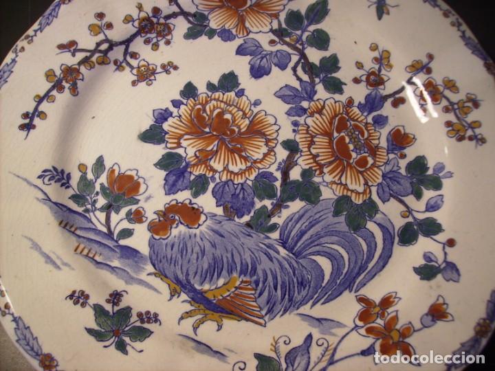 Antig&uuml;edades: PLATO DE PORCELANA FRANCESA - Foto 8