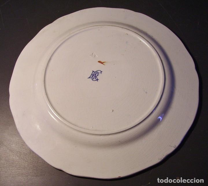 Antig&uuml;edades: PLATO DE PORCELANA FRANCESA - Foto 12