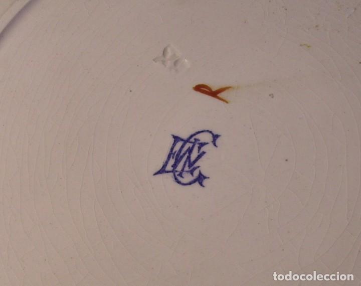 Antig&uuml;edades: PLATO DE PORCELANA FRANCESA - Foto 13