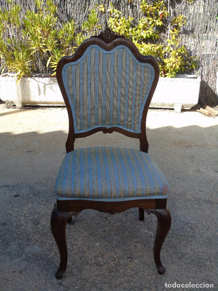 Antig&uuml;edades: ANTIGUA SILLA DE MADERA. - Foto 14