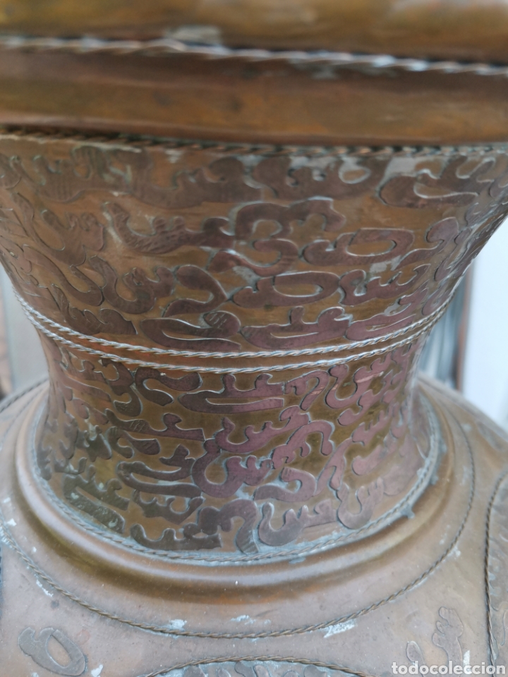 Antig&uuml;edades: Jarr&oacute;n marroqu&iacute; cobre - Foto 4