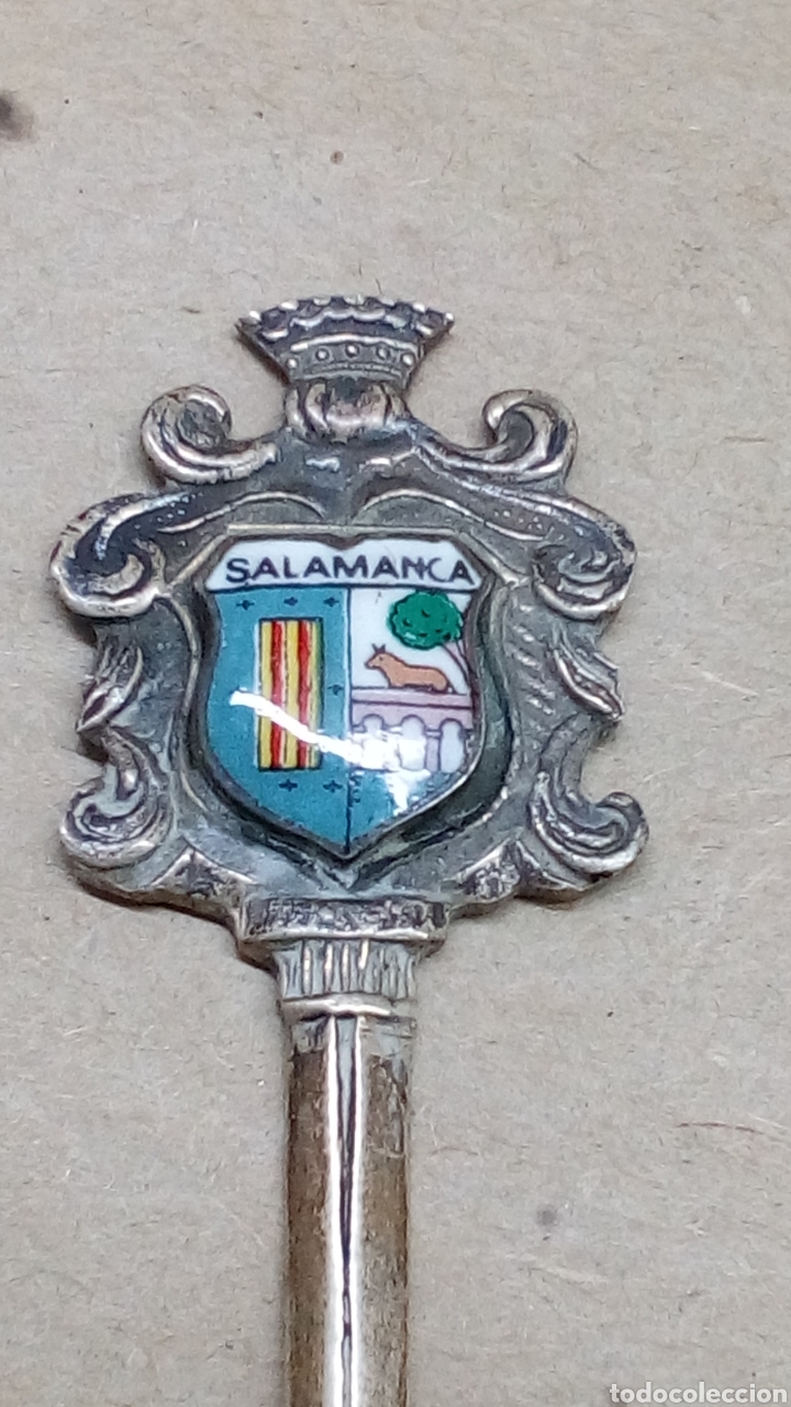 Antig&uuml;edades: Cuchara de plata Salamanca - Foto 1