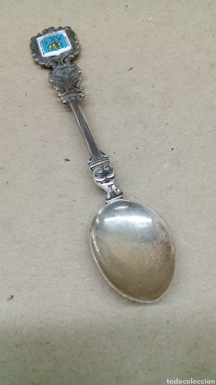 Antig&uuml;edades: Cuchara de plata Lugo - Foto 2