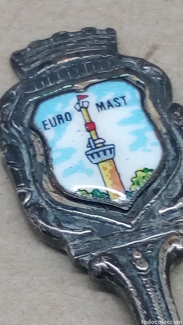 Antig&uuml;edades: Cuchara de plata Euro Mast - Foto 2