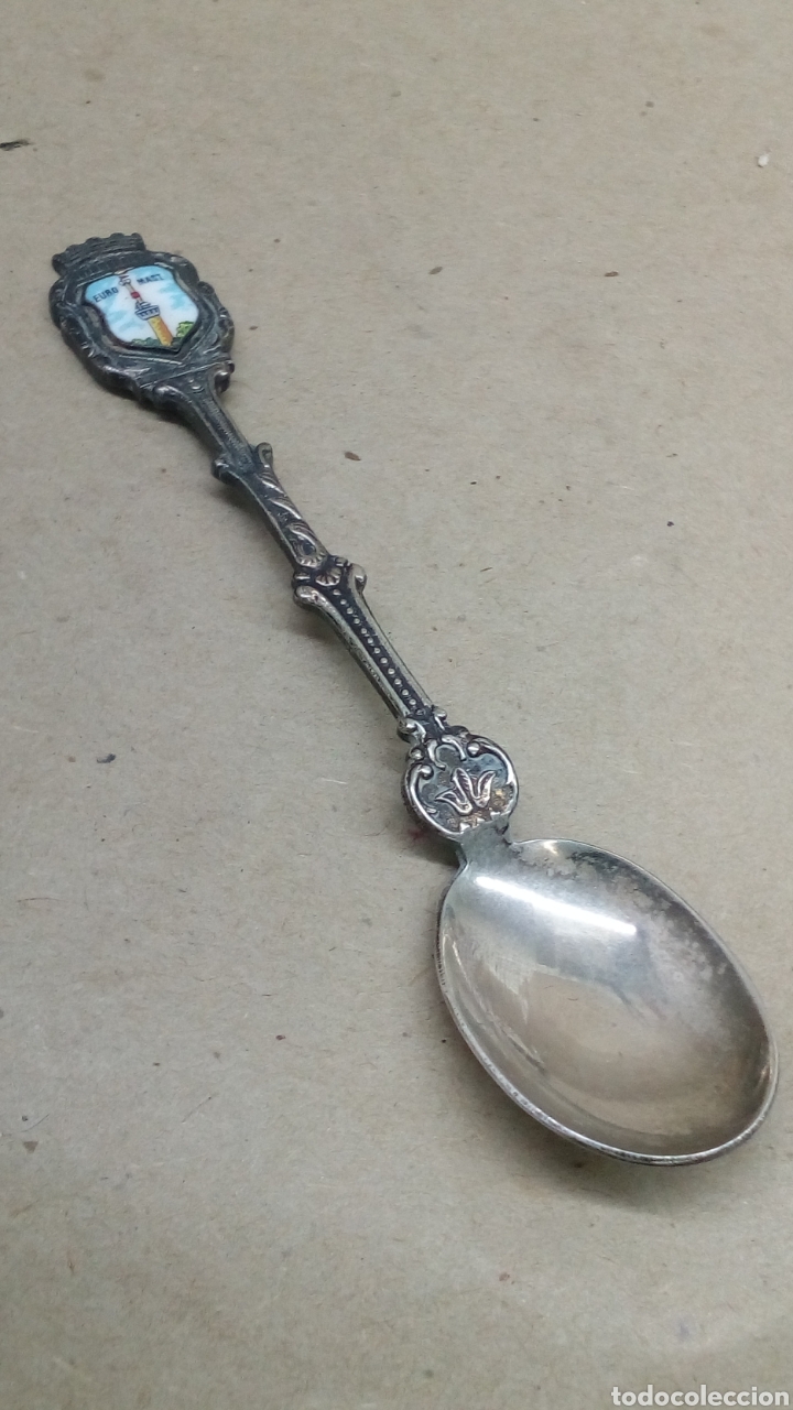 Antig&uuml;edades: Cuchara de plata Euro Mast - Foto 1