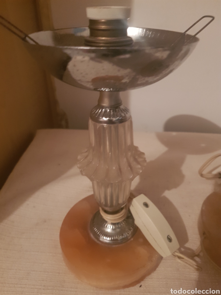 Antig&uuml;edades: Lamparitas de mesita de noche - Foto 2