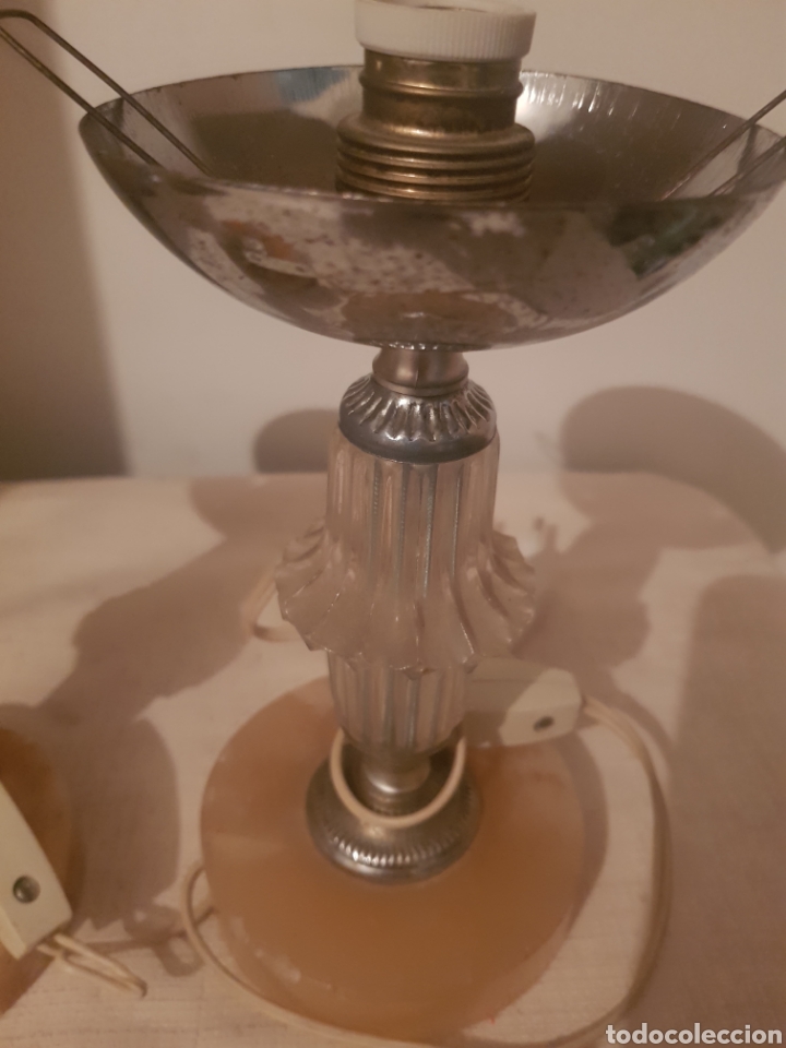Antig&uuml;edades: Lamparitas de mesita de noche - Foto 3
