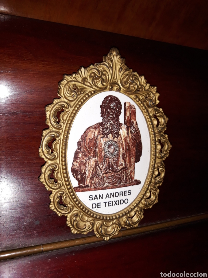 Antig&uuml;edades: Porcelana esmaltado con marco - Foto 1