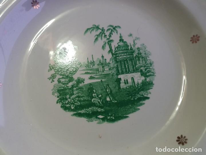 Antig&uuml;edades: antiguo plato de la cartuja - Foto 2