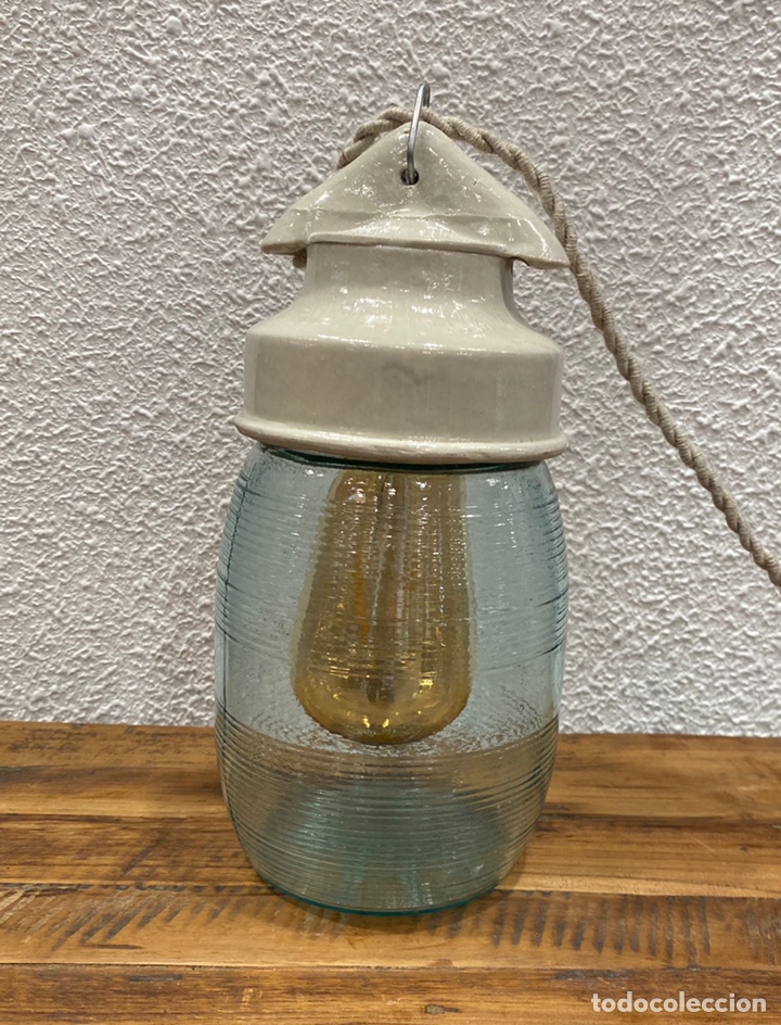 Antig&uuml;edades: L&Aacute;MPARA RUSA PORCELANA - Foto 2