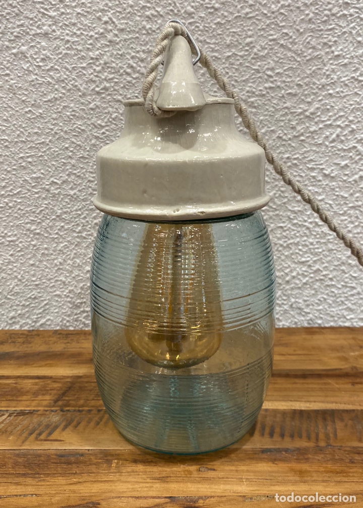 Antig&uuml;edades: L&Aacute;MPARA RUSA PORCELANA - Foto 1