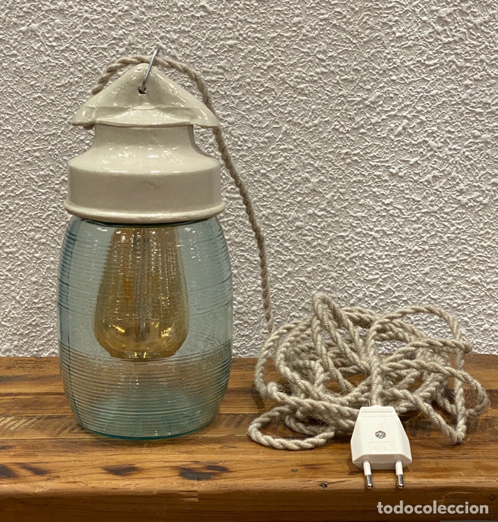 Antig&uuml;edades: L&Aacute;MPARA RUSA PORCELANA - Foto 4