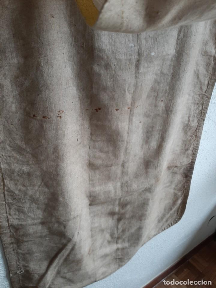 Antig&uuml;edades: CASULLA DE SEDA DAMASQUINADA - SIGLO XIX - Foto 13