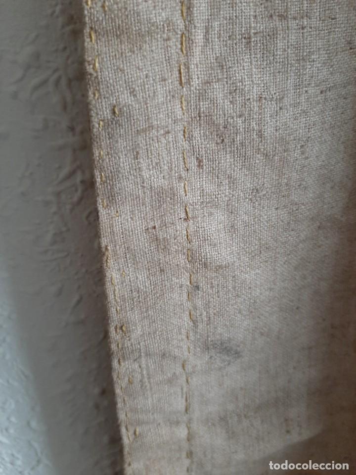 Antig&uuml;edades: CASULLA DE SEDA DAMASQUINADA - SIGLO XIX - Foto 15