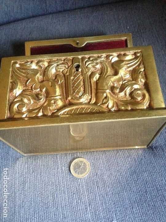 Antig&uuml;edades: joyero caja bronce renacimiento - Foto 5