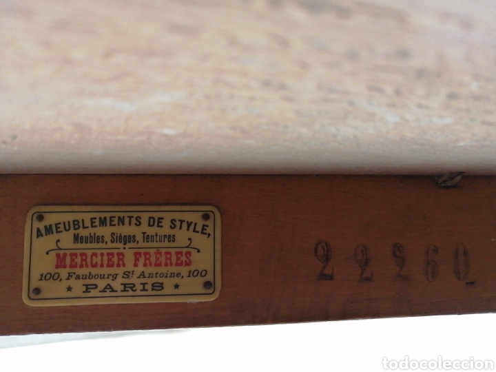 Antig&uuml;edades: Mesa plegable francesa Mercier Freres - Foto 11