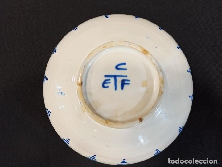 Antig&uuml;edades: Cuenco de cer&aacute;mica tipo Talavera. C9 - Foto 4