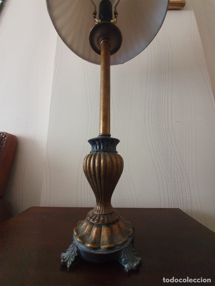 Antig&uuml;edades: L&aacute;mpara antigua de mesa - Foto 2