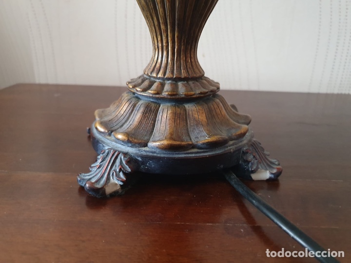 Antig&uuml;edades: L&aacute;mpara antigua de mesa - Foto 7
