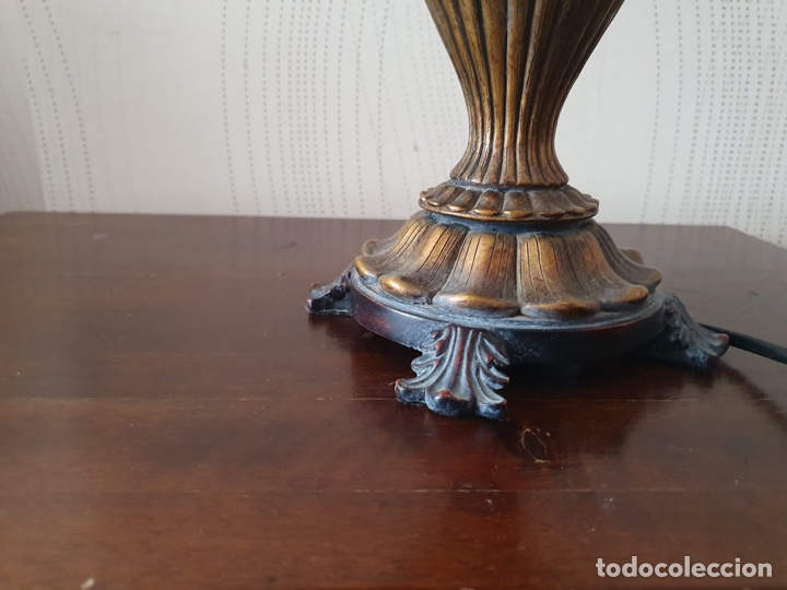 Antig&uuml;edades: L&aacute;mpara antigua de mesa - Foto 8