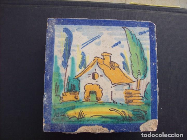 Antig&uuml;edades: azulejo rejano - Foto 1