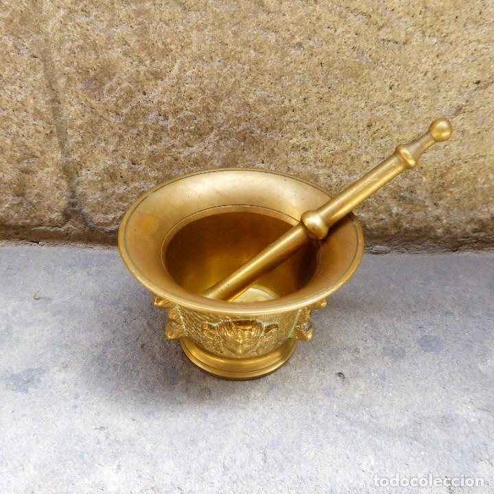 Antig&uuml;edades: Antiguo almirez o mortero en Bronce - Foto 3